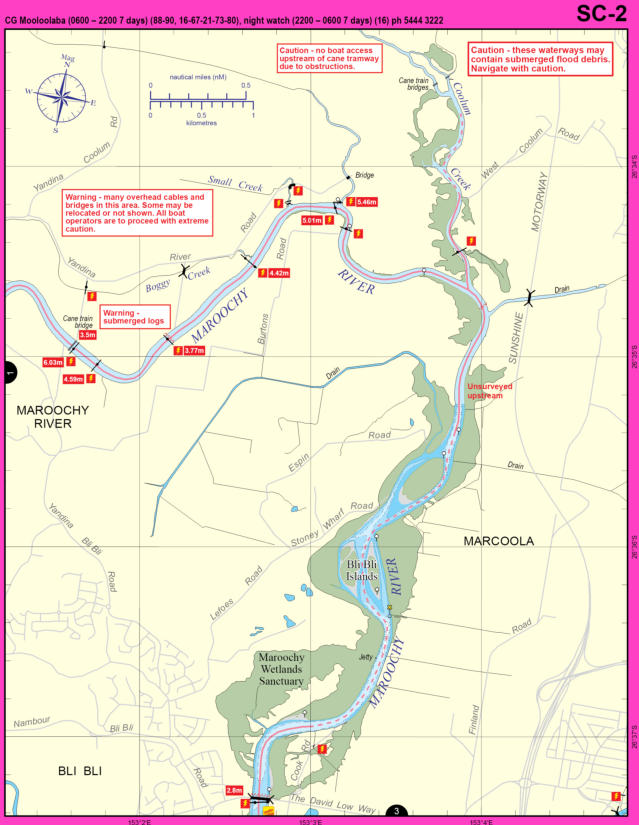 Beacon to Beacon Map SC-2